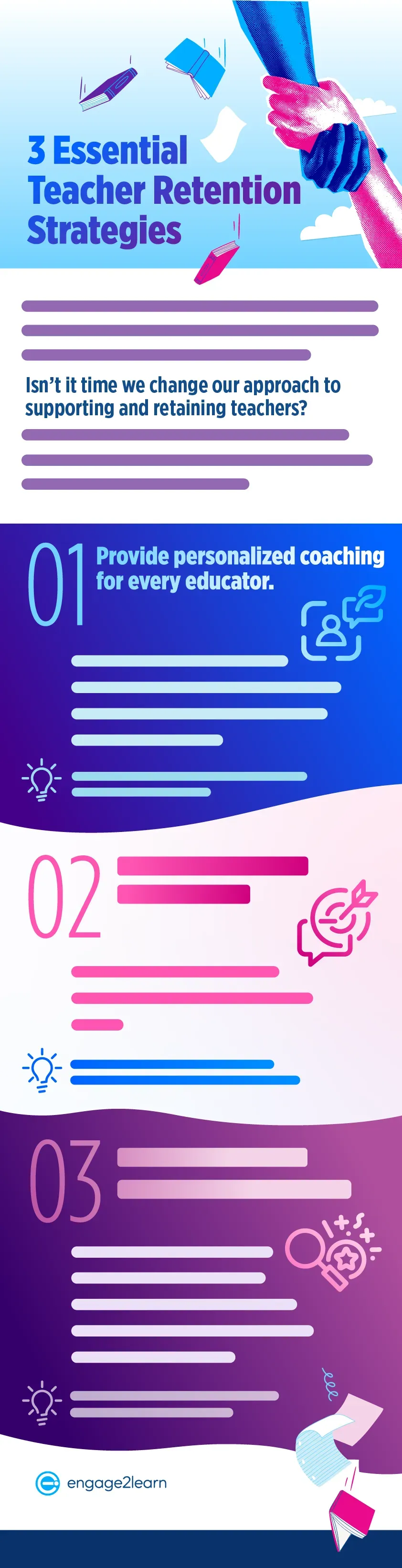 Infographic preview: 3 Essential Teacher Retention Strategies