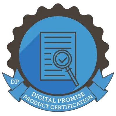 Digital Promise Research-Based Design Product Certification seal