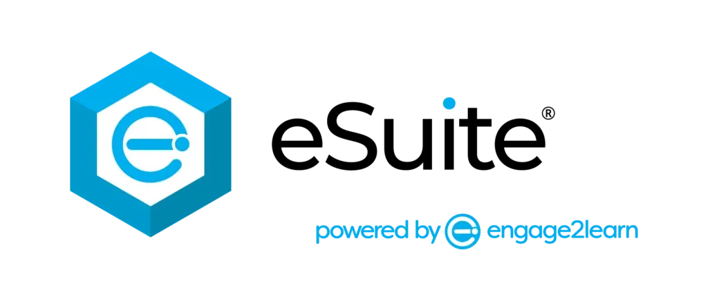 Logo: eSuite powered by engage2learn