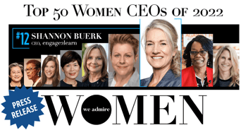 Press Release Featured Image: e2L's Shanon Buerk Named Among Top 50 Women CEOs of 2022