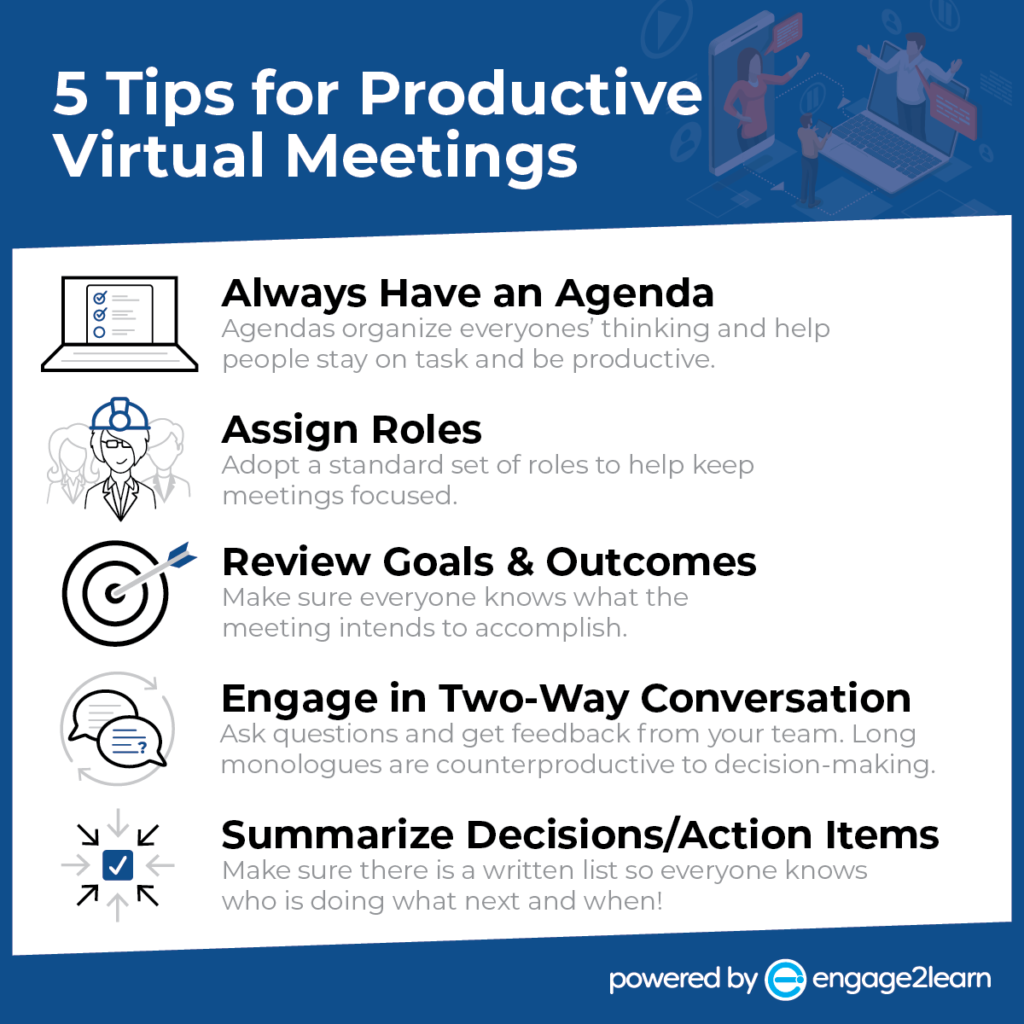 5 Tips for Productive Virtual Meetings