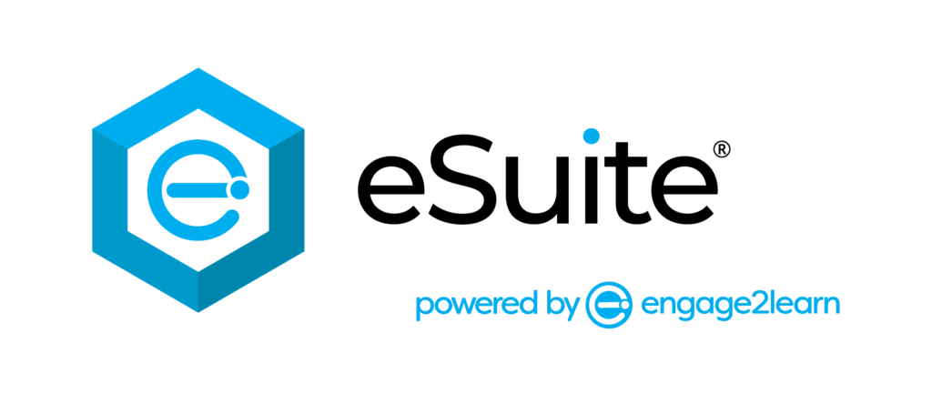 Logo: eSuite powered by engage2learn