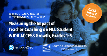 ESSA Level 2 MLL Student WIDA ACCESS Growth