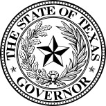 the state of texas governor logo