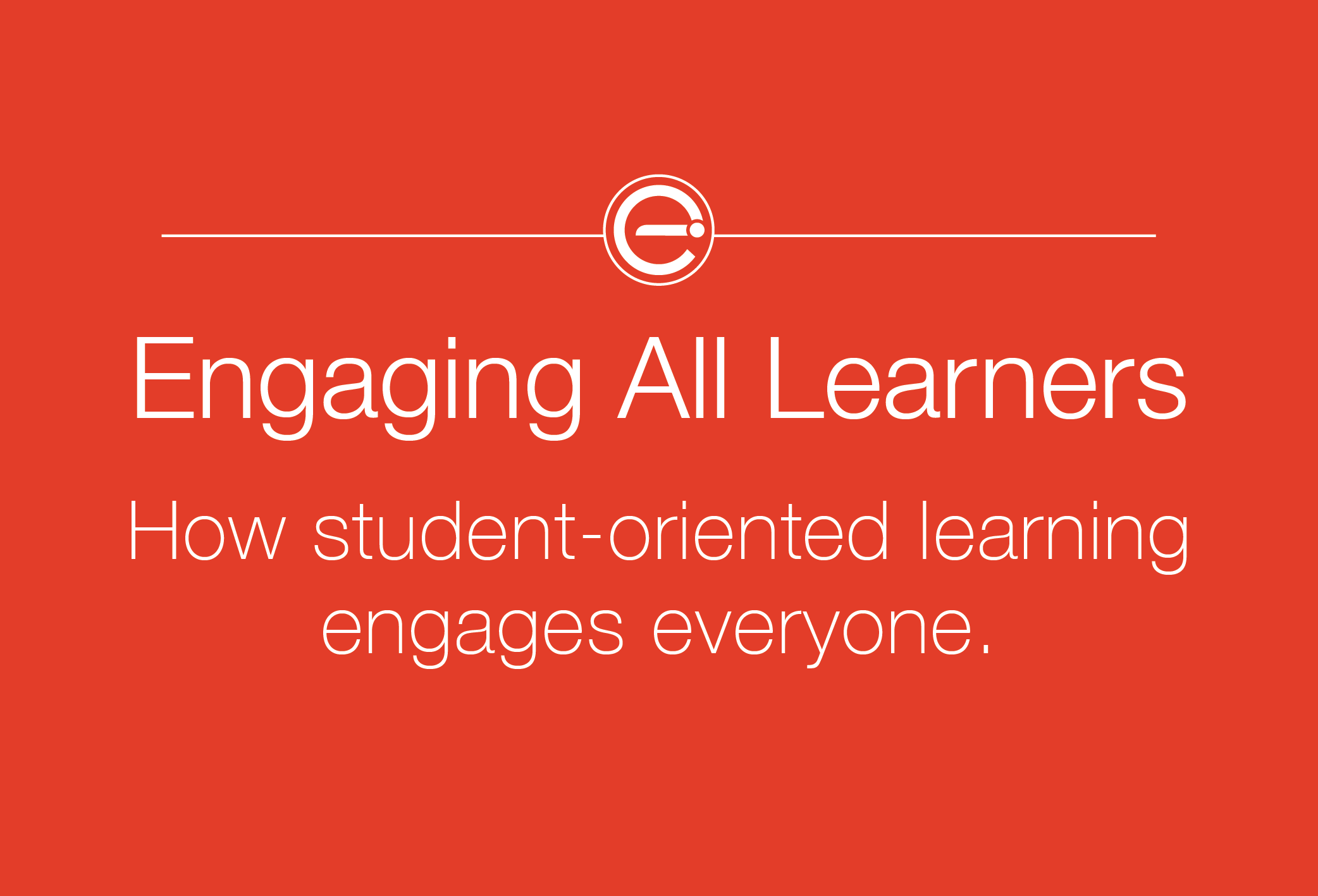 Engaging All Learners | engage2learn